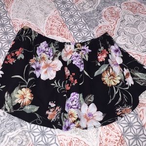 cropped flowy shirt